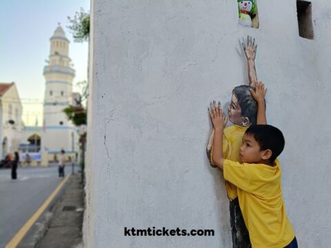 Penang street art ปีนัง มาเลเซีย